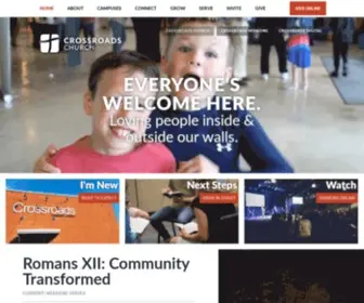 Crossroads140.com(Crossroads Church) Screenshot