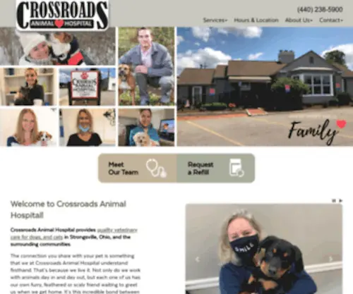 Crossroadsanhosp.com(Crossroads Animal Hospital) Screenshot