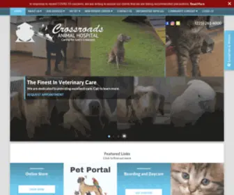 Crossroadsanimalhosp.com(Crossroads) Screenshot