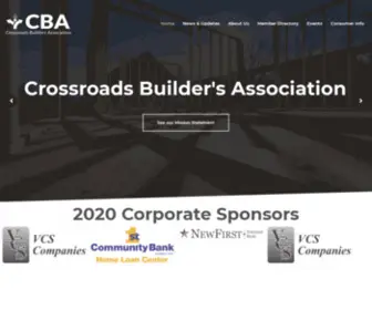 Crossroadsba.com(Local Builders Association) Screenshot