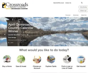 Crossroadscu.ca(Personal) Screenshot