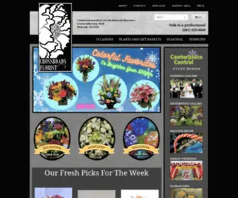 Crossroadsflorist.com(Suffern Florist) Screenshot