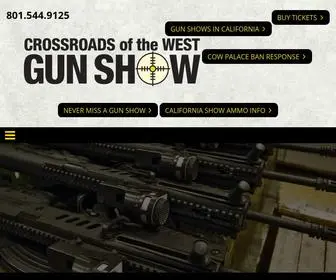 Crossroadsgunshows.com(Crossroads of the West Gunshows) Screenshot