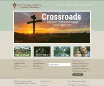 Crossroadskauai.org(Crossroads Christian Fellowship) Screenshot