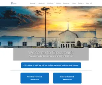 Crossroadspca.org(Crossroads Community Church) Screenshot
