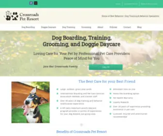 Crossroadspetresort.com(Dog & Cat Boarding) Screenshot