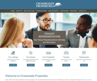 Crossroadsproperties.net(Crossroads Properties) Screenshot