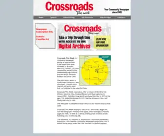 Crossroadsthisweek.com(Crossroads This Week) Screenshot