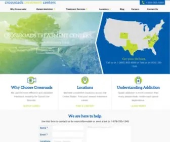 Crossroadstreatmentcenters.com(Opiate Addiction Treatment Centers) Screenshot