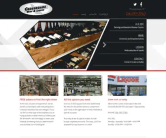 Crossroadswine.com(Crossroads Wine & Liquor) Screenshot