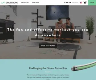 Crossrope.com(The Best Weighted Jump Rope Experience) Screenshot