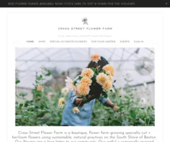 Crossstreetflowerfarm.com(Cross Street Flower Farm) Screenshot