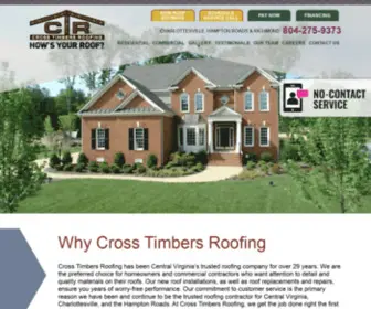 Crosstimbersroofing.com(Cross Timbers Roofing) Screenshot