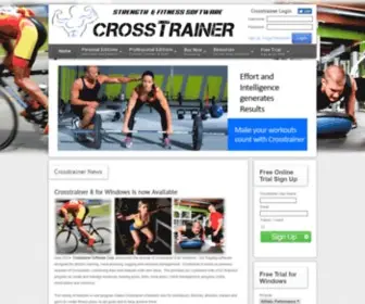 Crosstrainer.ca(Fitness software) Screenshot