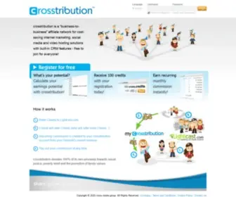 Crosstribution.com(Cross) Screenshot
