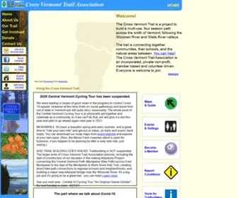 Crossvermont.org(Cross Vermont Trail Association) Screenshot