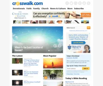 Crosswalkdirectory.com(Grow in Faith with Daily Christian Living Articles) Screenshot