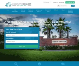 Crosswaterconnect.com(Nocatee Businesses Directory) Screenshot