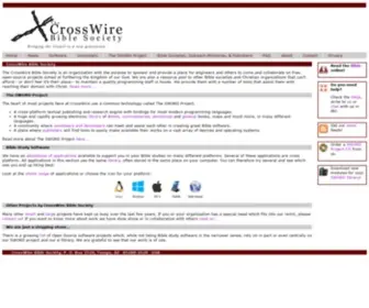 Crosswire.org(The crosswire bible society) Screenshot