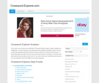 Crossword-Explorer.com(Crossword Explorer Answers) Screenshot