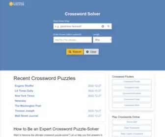 Crossword-Solver.io(Crossword Solver) Screenshot