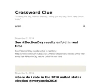 Crosswordclue.club(Crossword Clue) Screenshot