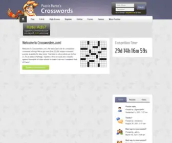 Crossworders.com(Crossword Puzzles) Screenshot