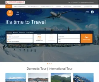 CrossWorldholidays.com(Group Tours Operator Mumbai) Screenshot