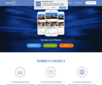 Crossx.com.br(Gestão para o seu box de crossfit) Screenshot