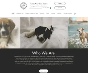 Crossyourpaws.com(Dogs) Screenshot