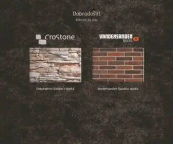 Crostone.hr(CroStone fasadni dekorativni kamen) Screenshot