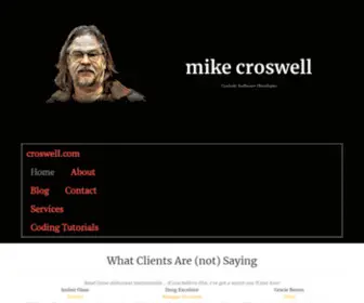 Croswell.com(Mike Croswell) Screenshot