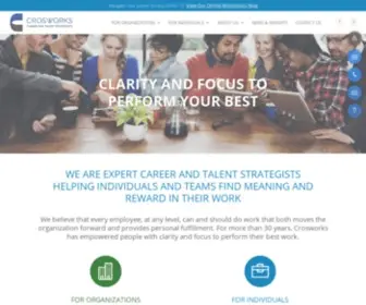 Crosworks.com(Career Counseling) Screenshot