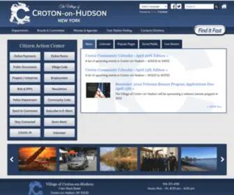 Crotononhudson-NY.gov(Croton-on-Hudson NY) Screenshot