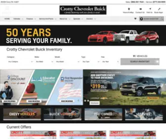 Crottychevy.com(Crotty Chevrolet Buick) Screenshot