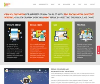 Crouchendmedia.co.uk(Website Design & Digital Marketing) Screenshot