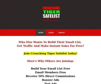 Crouchingtigersafelist.com(Crouching Tiger Safelist) Screenshot
