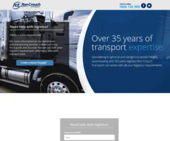 Crouchtransport.com.au(Ron Crouch Transport) Screenshot