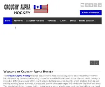 Crouchyalphahockey.com(Crouchy Alpha Hockey) Screenshot