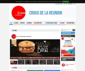 Crous-Reunion.fr(Crous de La Reunion) Screenshot