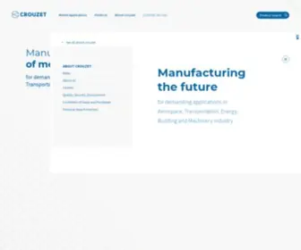Crouzet.com(Crouzet Mechatronic components for demanding industries) Screenshot