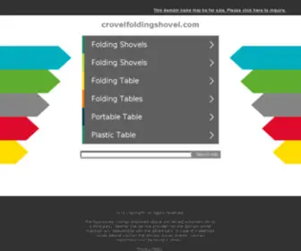 Crovelfoldingshovel.com(Prepper) Screenshot