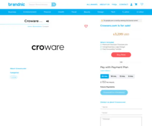 Croware.com(Brandnic) Screenshot
