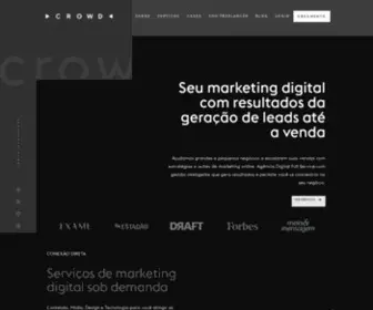 Crowd.br.com(Agência full service) Screenshot