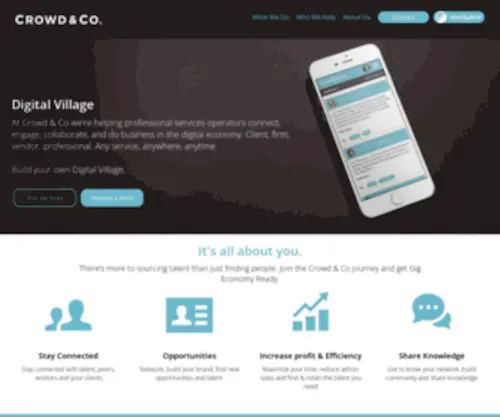 Crowdandco.com(Crowd & Co) Screenshot