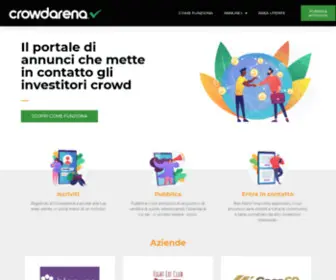 Crowdarena.it(Il primo portale online di scambio quote) Screenshot