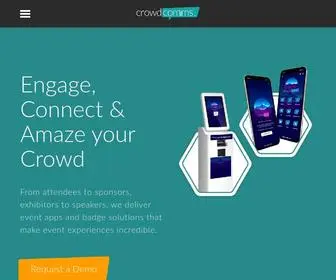 Crowdcomms.com(Mobile Event App) Screenshot