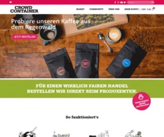 Crowdcontainer.ch(Crowd Container) Screenshot