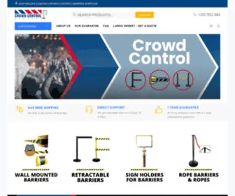 Crowdcontrolsystems.com.au(Crowd Control Systems) Screenshot