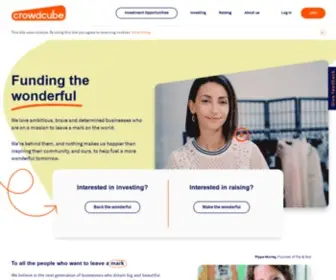 Crowdcube.com(Invest in Europe’s most exciting businesses) Screenshot
